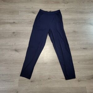 EILEEN‎ FISHER Navy Blue Tencel Cropped Pants Stretch Casual Office Size XXS